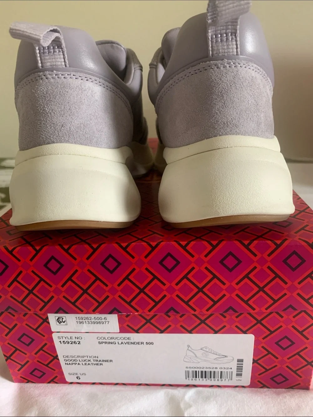 Tory Burch Gray and Cream Women's Sneakers